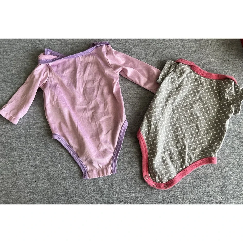 Nike Just Do It Baby Girls 3 Months Bodysuits 2 Piece 1 LongSleeve 1 ShortSleeve
